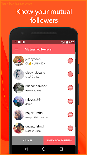 Unfollow for Instagram - Non followers & Fans screenshot
