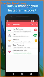 Unfollow for Instagram Pro screenshot