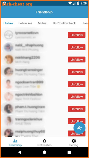 Unfollowers & Followers for Instagram screenshot