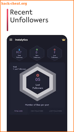 Unfollowers and Followers Tracker for Instagram screenshot