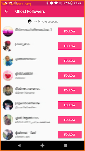 Unfollowers & Ghost Followers screenshot