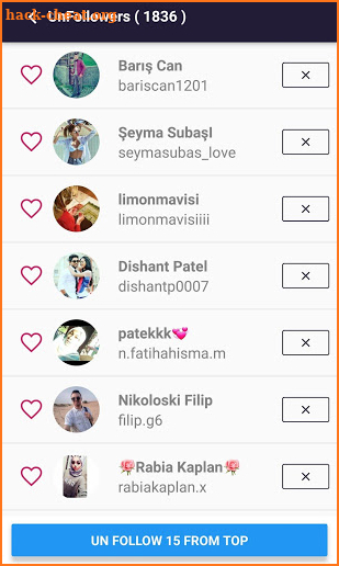 Unfollowers for Instagram & Cleaner Posts screenshot