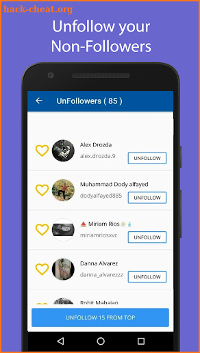 Unfollowers for instagram, cleaner & Non Follower screenshot