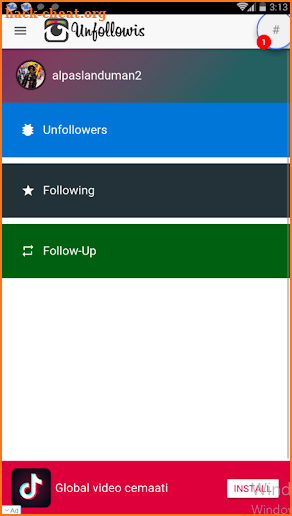 Unfollowers for Instagram,last screenshot