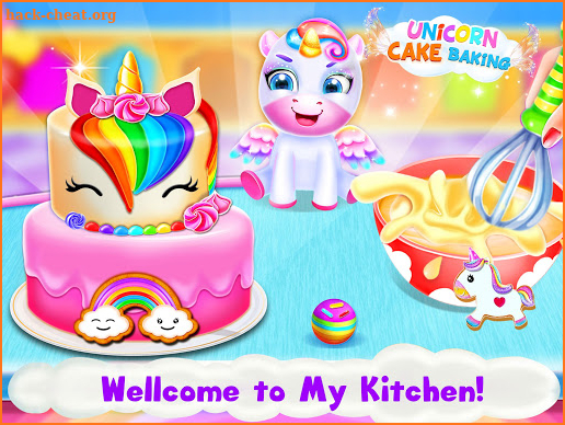 Unicorn Cake Maker: Bakery Kitchen Games screenshot