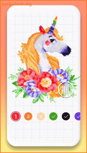 Unicorn Color Sandbox: Color by Number Free screenshot