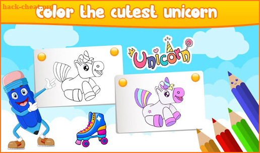 Unicorn Coloring Book screenshot