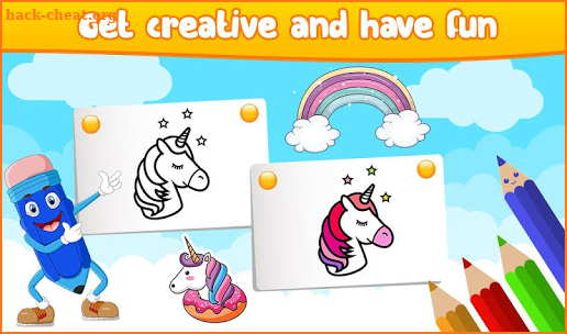 Unicorn Coloring Book screenshot