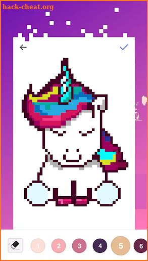 Unicorn Coloring Book - Color By Number screenshot