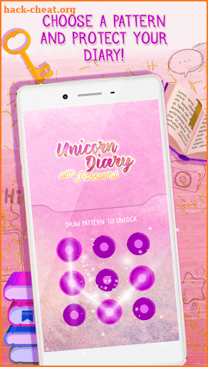 Unicorn Diary with Password 🦄 screenshot