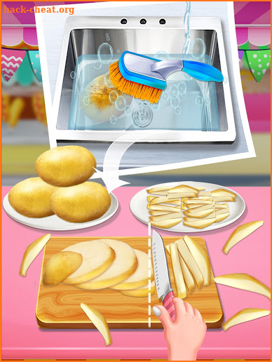 Unicorn French Fries - Trendy Unicorn Carnival screenshot