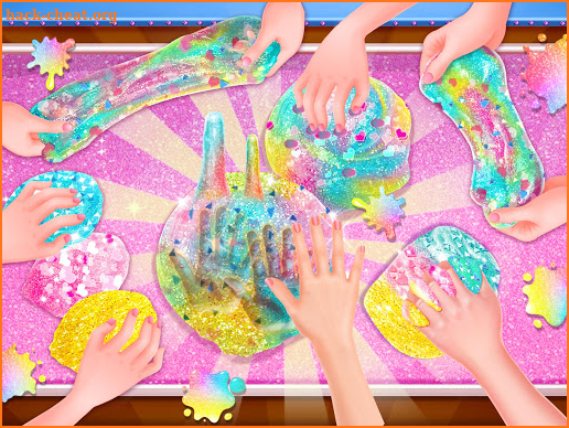 Unicorn Glitter Slime - Fluffy Slime Maker screenshot