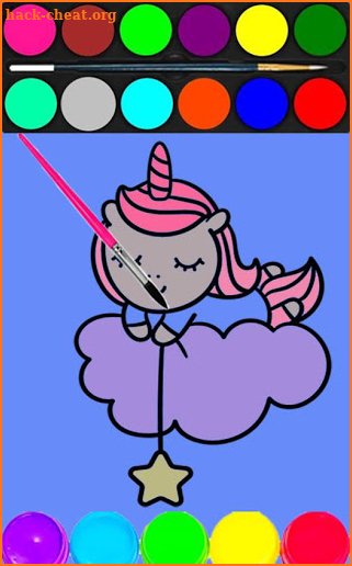 Unicorn Horse Coloring Books Free screenshot