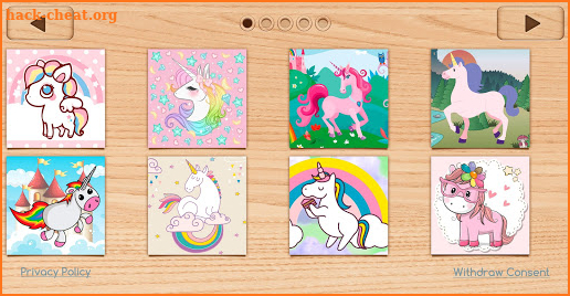 Unicorn Kids Puzzles Free screenshot