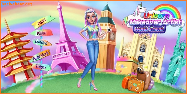 Unicorn Makeover Artist: World Travel screenshot