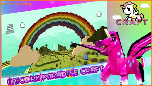 Unicorn Paradise Craft - Girls & Pony World screenshot