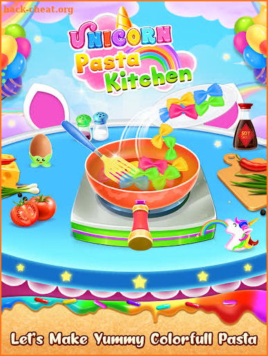 Unicorn Pasta Cooking Game screenshot