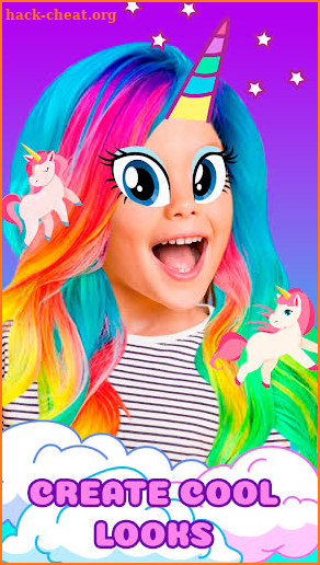 Unicorn photo editor screenshot