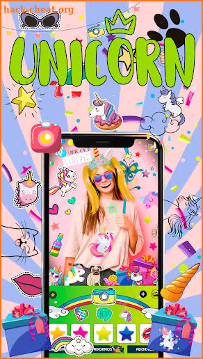 Unicorn Photo Editor - Unicorn Photo Game screenshot