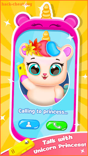 Unicorn Princess Toy Phone screenshot