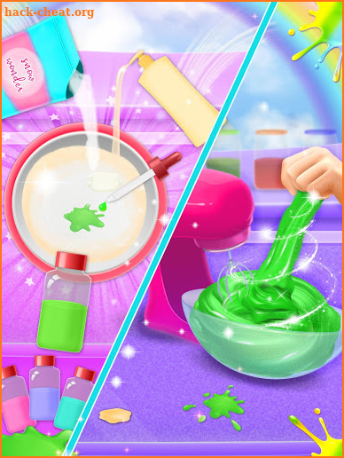 Unicorn Rainbow DIY slime maker screenshot