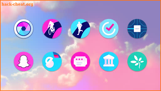 Unicorn Roundies - Free Launcher Theme screenshot