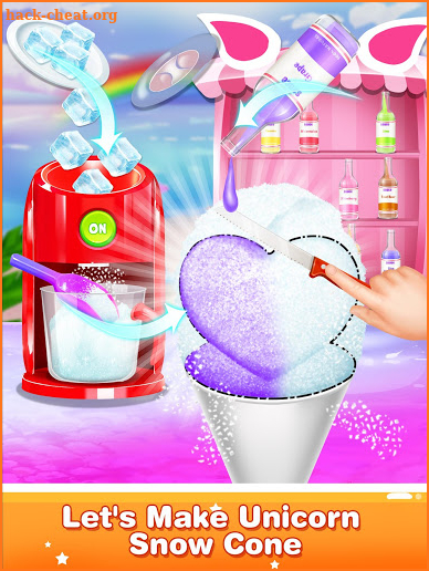 Unicorn Snow Cone - Rainbow Princess screenshot