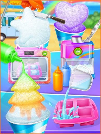 Unicorn Snow Cone - Trendy Unicorn Carnival screenshot