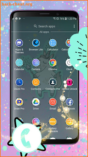 Unicorn Theme - Wallpapers and Icons screenshot