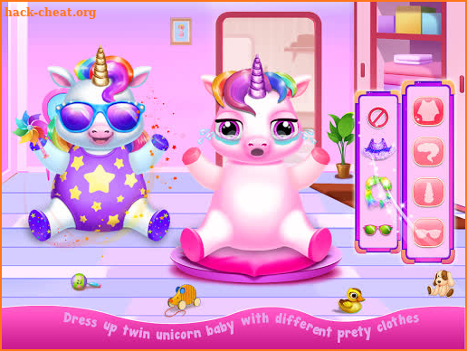 Unicorn Twin Baby Care screenshot