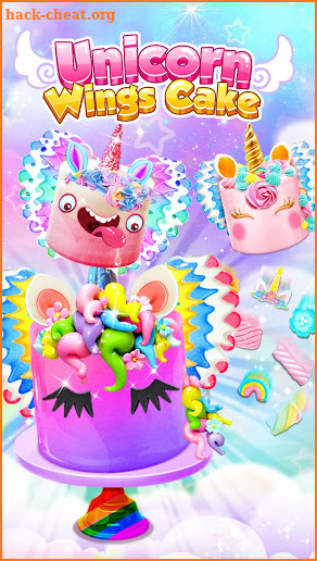 Unicorn Wings Cake - Sweet Unicorn Desserts screenshot