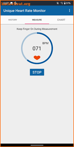 Unique Heart Rate Monitor screenshot