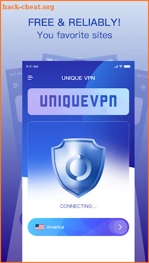 Unique vpn screenshot