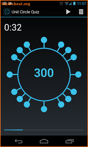 Unit Circle Quiz screenshot