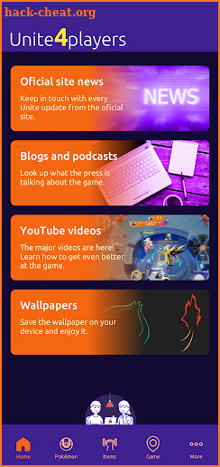 Unite 4 Players - unofficial Moba Poke Unite app screenshot
