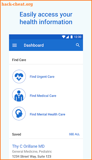 UnitedHealthcare screenshot