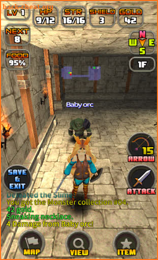 Unity.Rogue3D (roguelike game) screenshot