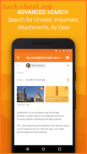 Universal Email App screenshot
