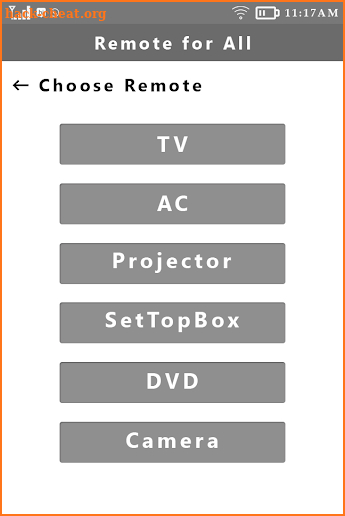 Universal Remote Control for All screenshot