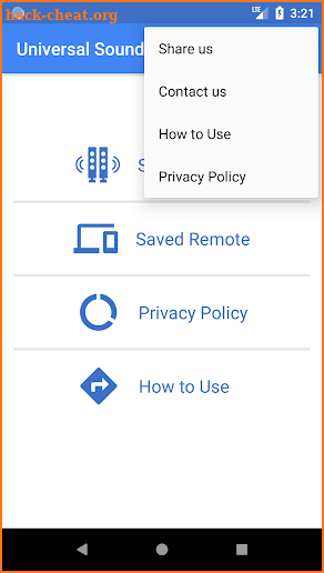 Universal Soundbar Remote Control screenshot