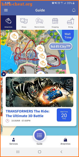 Universal Studios Singapore™ The Official App screenshot