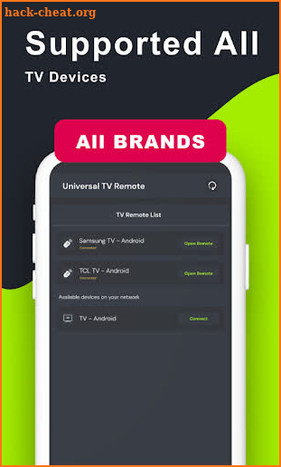 Universal TV remote: 2021 Smart Remote control screenshot