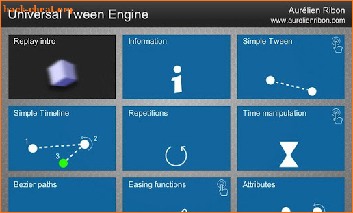 Universal Tween Engine screenshot