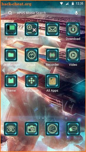 Universe-APUS Launcher theme screenshot