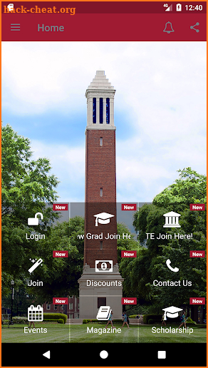 University of Alabama Alumni screenshot