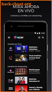 Univision NOW: TV en vivo y on demand screenshot