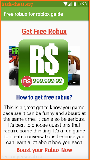 UNLIMITED FREE ROBUX PRANNKING screenshot