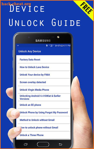 Unlock any Device Techniques 2019 screenshot