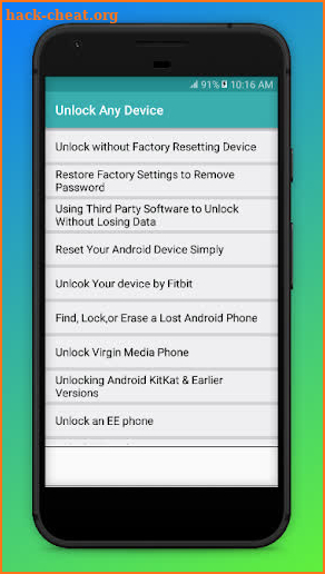 Unlock any Device Techniques 2020 screenshot