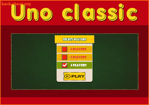 Uno Classic games cartes screenshot